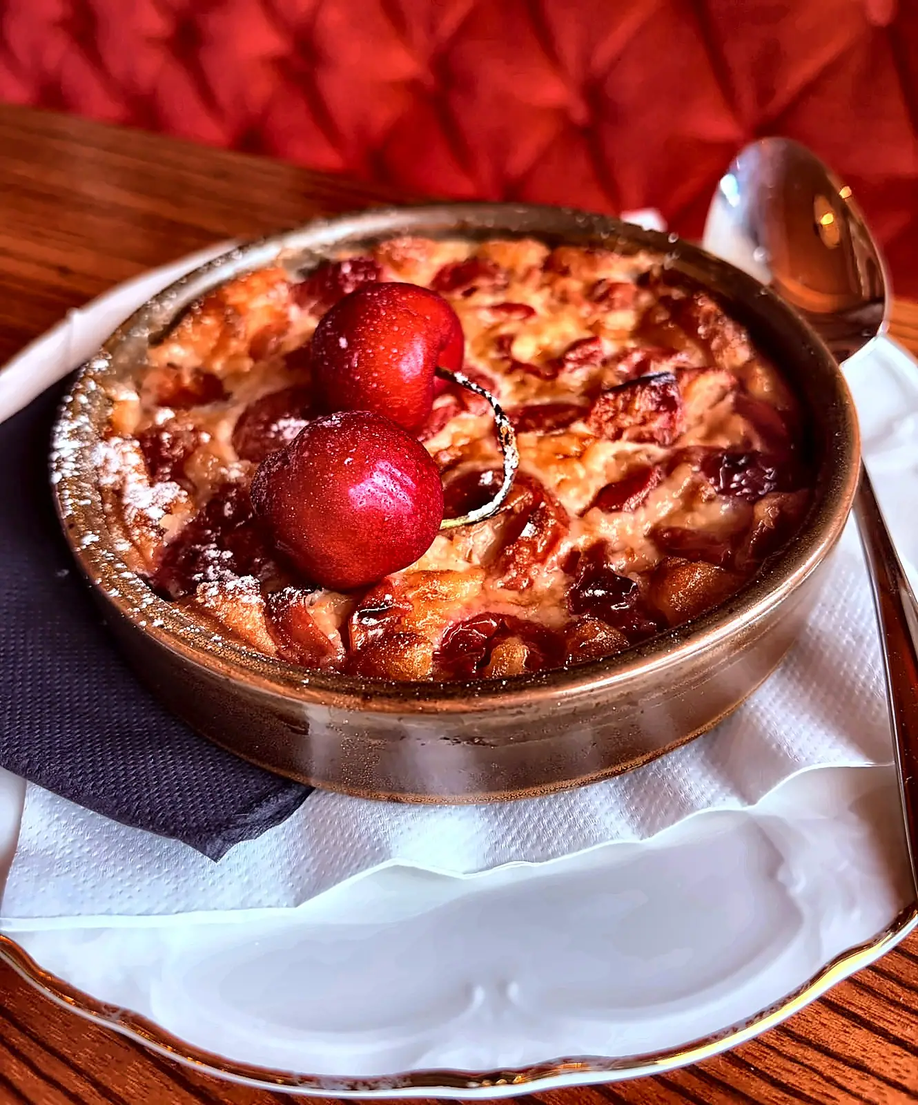 Un clafoutis aux cerises