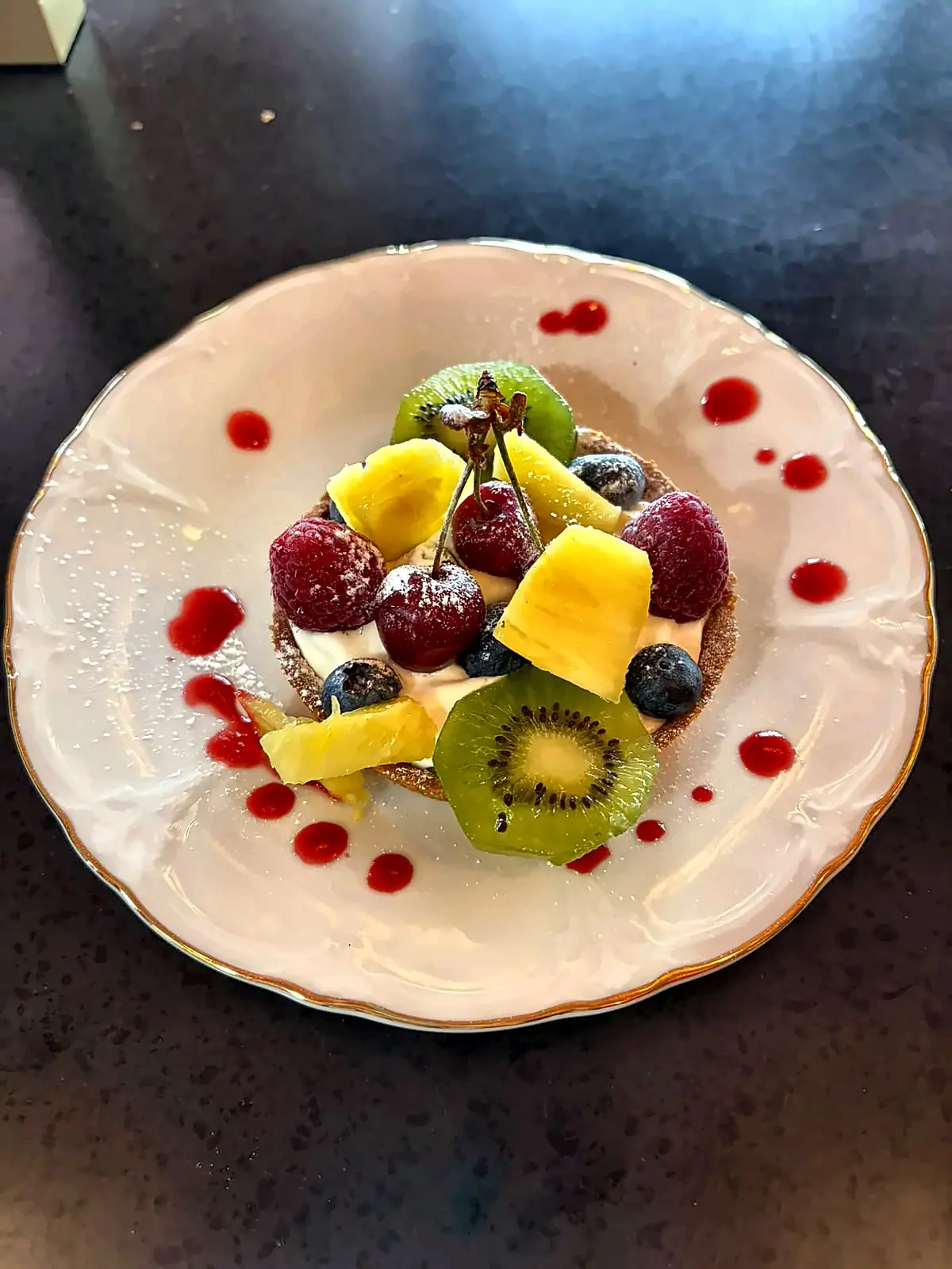 Une tartelette aux fruits frais